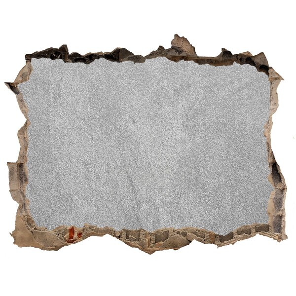 3d-s lyuk vizuális effektusok matrica Repedt fal, kilátással a betonra