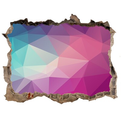 3d-s lyuk vizuális effektusok matrica Geometria a lyukban