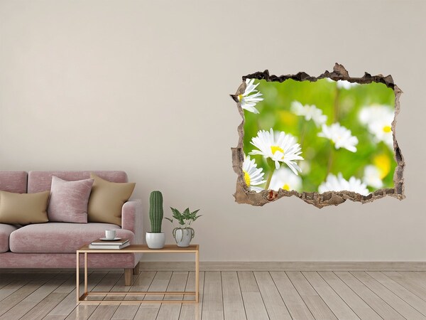 3d-s lyuk vizuális effektusok matrica Virágparadicsom a falak mögött