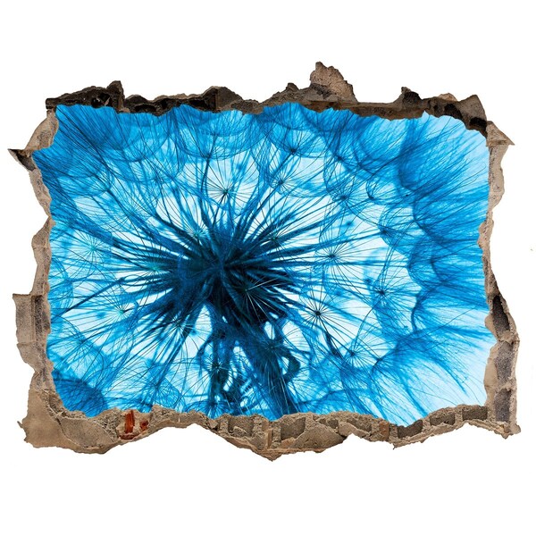 3d-s lyuk vizuális effektusok matrica A víz alatti világ kék árnyalatokban