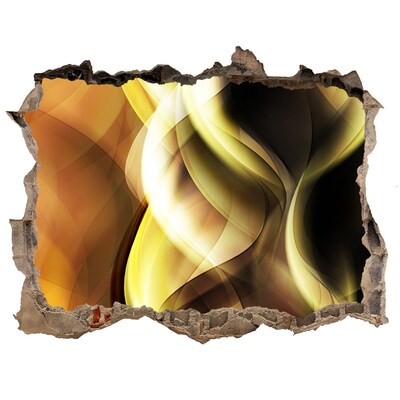 3d lyuk fal dekoráció Absztrakt lyuk a falban