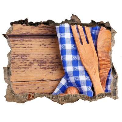 3d lyuk fal dekoráció Kulináris sarok