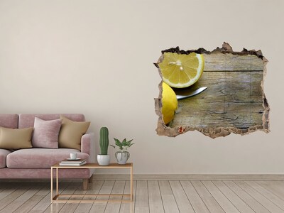 3d lyuk fal dekoráció Citrom Paradicsom