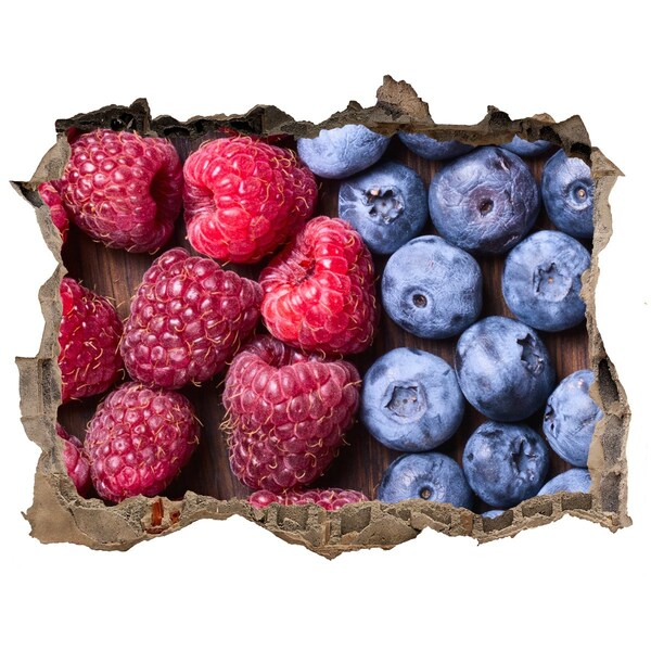 3d lyuk fal dekoráció Gyümölcsös lyuk a falban