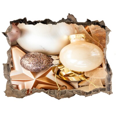 3d lyuk fal dekoráció Lyuk a falban karácsonyi díszek