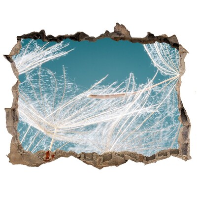 3d lyuk fal dekoráció Virágálmok a fal mögött