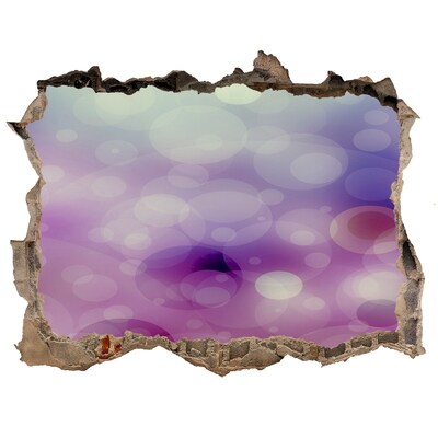 3d lyuk fal dekoráció Színes lyuk a falban