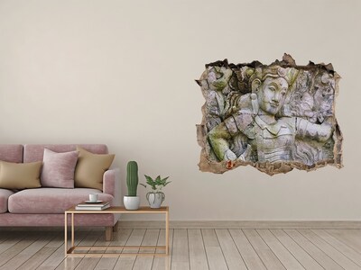 3d lyuk fal dekoráció Istenség a romokban