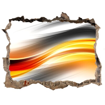 3d lyuk fal dekoráció Áttörés a beton színeiben