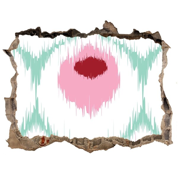 3d lyuk fal dekoráció Hang illúzió betonban