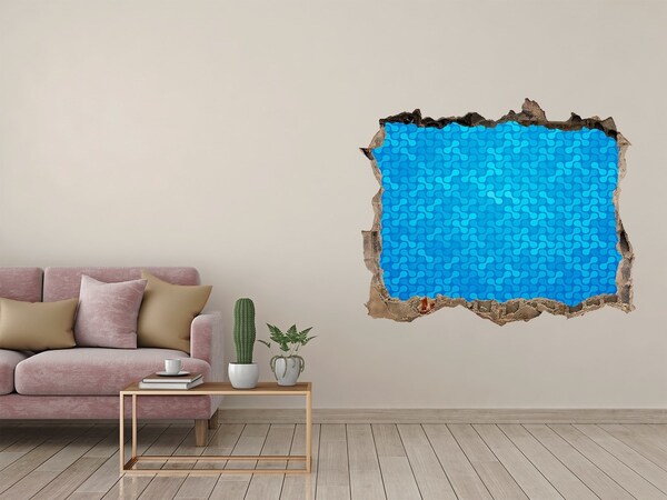 3d lyuk fal dekoráció Víztükör