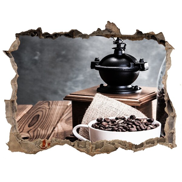 3d lyuk fal dekoráció Vintage kávé sarok