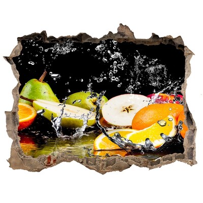 3d lyuk fal dekoráció Egy gyümölcsös, rejtett paradicsom