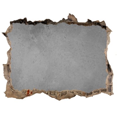3d lyuk fal dekoráció Repedt fal, kilátással a betonra