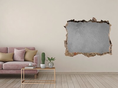 3d lyuk fal dekoráció Repedt fal, kilátással a betonra
