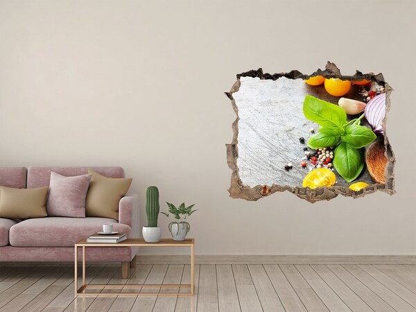 3d lyuk fal dekoráció Konyhai inspirációk a falak mögül