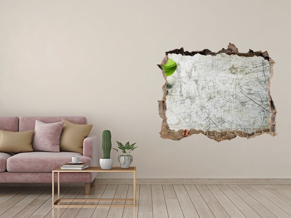 3d lyuk fal dekoráció Egy romos fal kilátással az égre