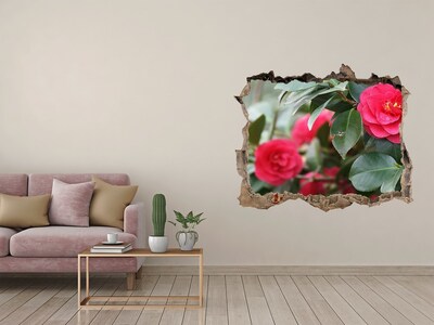 3d lyuk fal dekoráció Virágoskert betonban