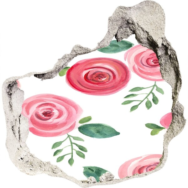 3d fali matrica lyuk a falban Viráglyuk a falban