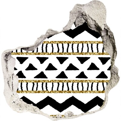 3d fali matrica lyuk a falban Stilizált lyuk a falban