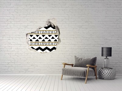 3d fali matrica lyuk a falban Stilizált lyuk a falban