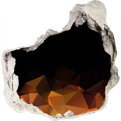 3d fali matrica lyuk a falban A vulkán belseje