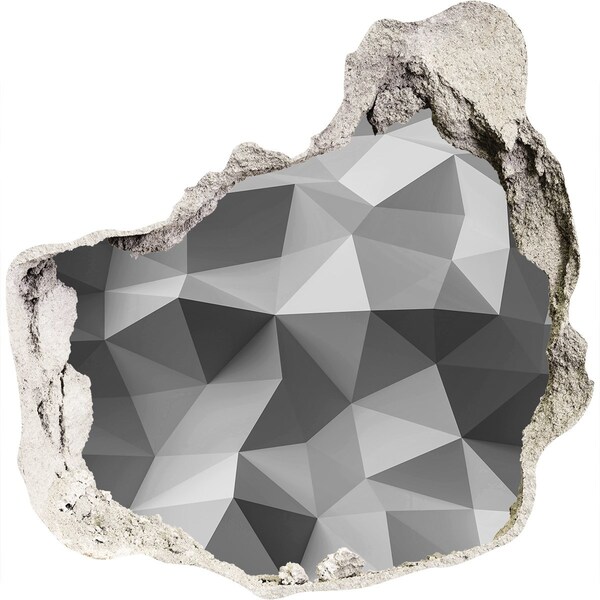 3d fali matrica lyuk a falban Geometrikus lyuk a falban