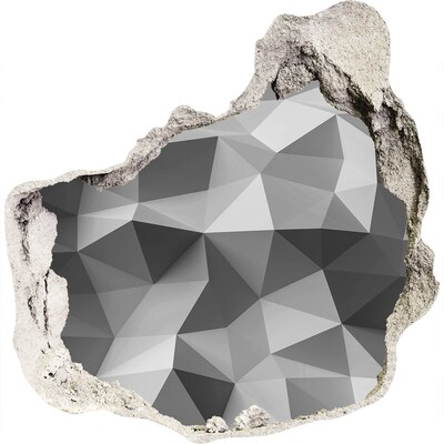 3d fali matrica lyuk a falban Geometrikus lyuk a falban