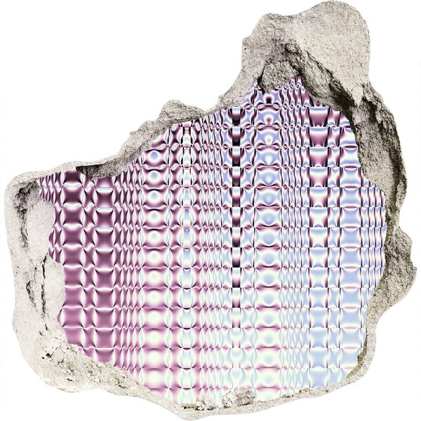 3d fali matrica lyuk a falban Tükörkép a lyukban