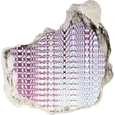 3d fali matrica lyuk a falban Tükörkép a lyukban