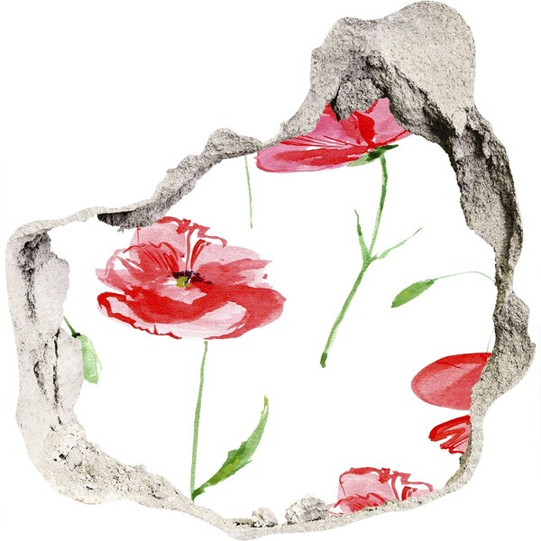 3d fali matrica lyuk a falban Viráglyuk a falban