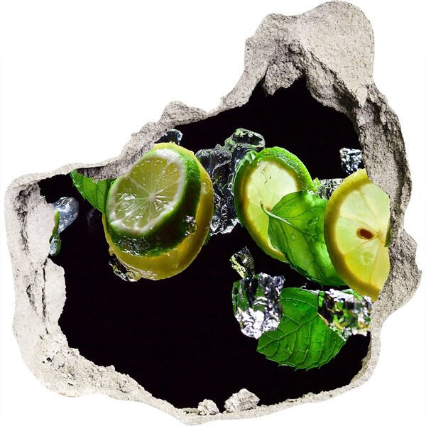 3d fali matrica lyuk a falban Egy citromos frissesség