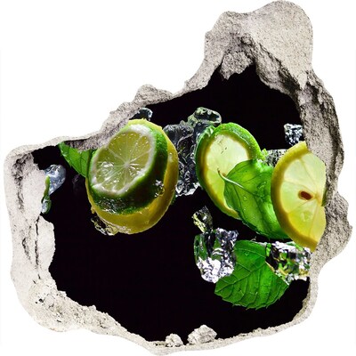 3d fali matrica lyuk a falban Egy citromos frissesség