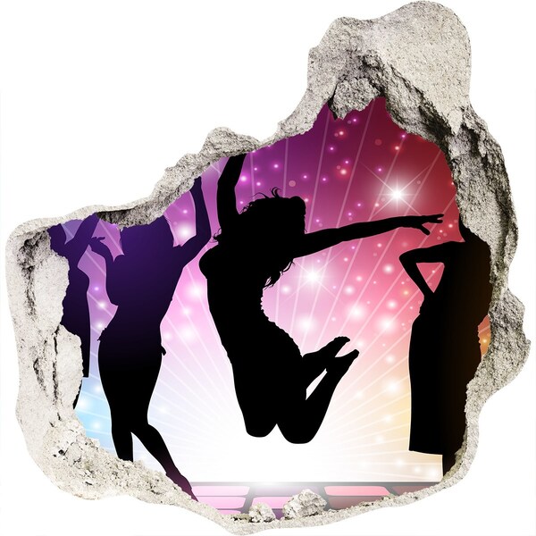 3d fali matrica lyuk a falban Tánc a reflektorfényben