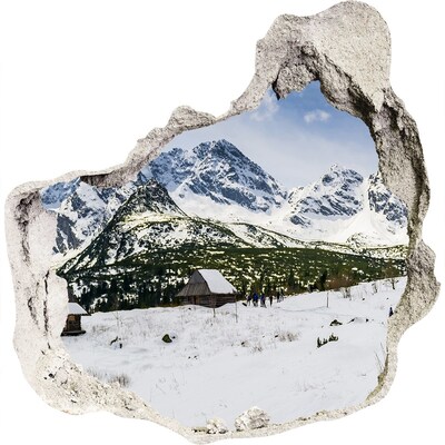 3d fali matrica lyuk a falban Hale tatry