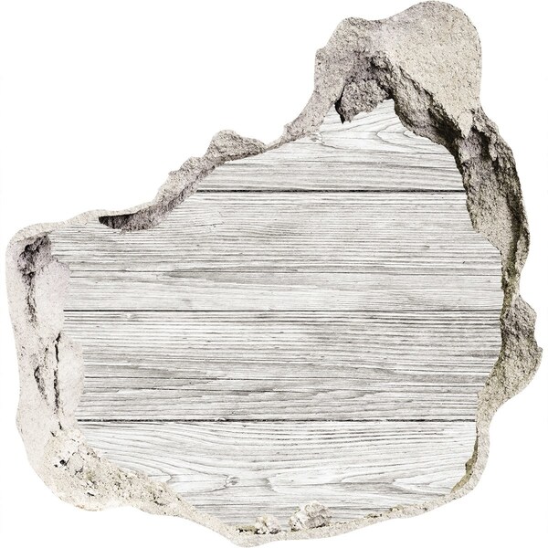 3d fali matrica lyuk a falban Fa padló egy lyukban a falban