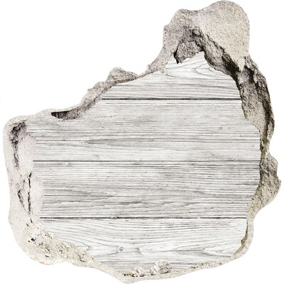 3d fali matrica lyuk a falban Fa padló egy lyukban a falban