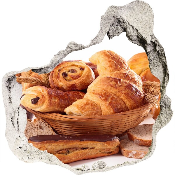 Fali matrica lyuk a falban Finom sütemények egy kosárban