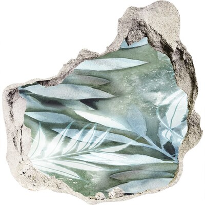 Fali matrica lyuk a falban Egy zöld oázis egy lyukban a falban