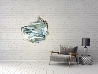 Fali matrica lyuk a falban Egy zöld oázis egy lyukban a falban