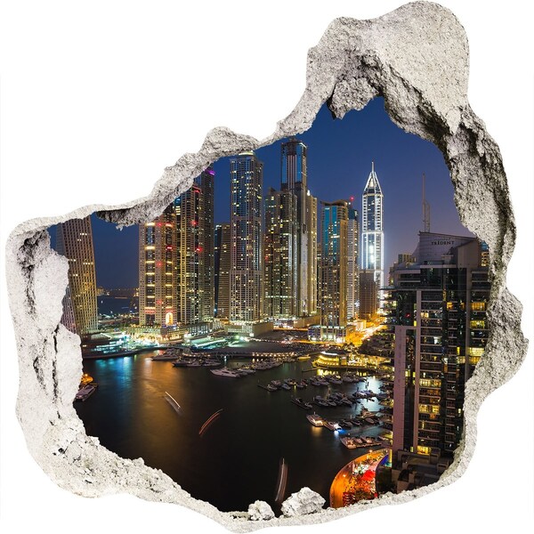 Fali matrica lyuk a falban Marina dubai