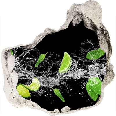 Fali matrica lyuk a falban Frissítő lime koktél