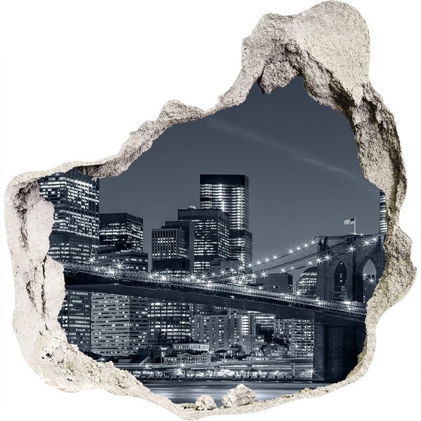 Fali matrica lyuk a falban Manhattan new york