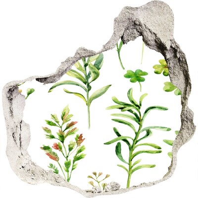 Fali matrica lyuk a falban Egy zöld oázis betonban