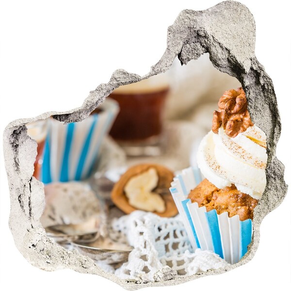 Fali matrica lyuk a falban Édes paradicsom cupcake-ekkel