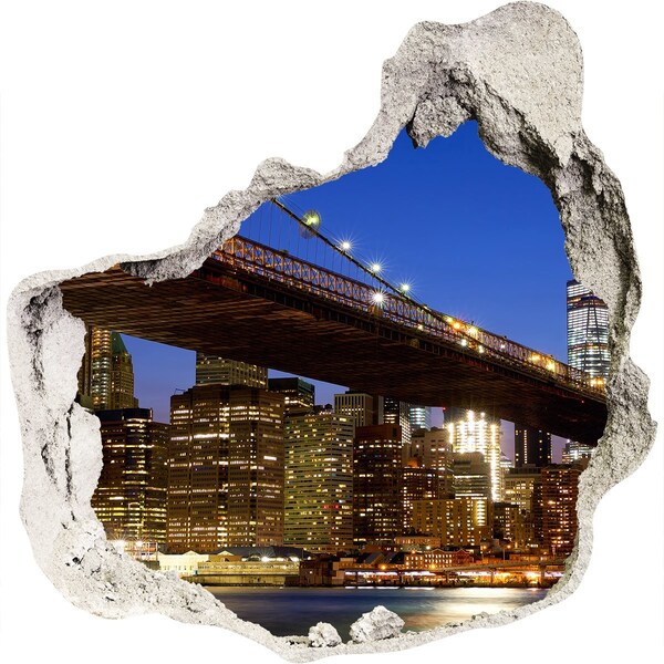 Fali matrica lyuk a falban Manhattan new york