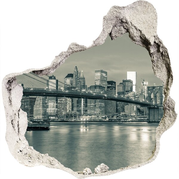 Fali matrica lyuk a falban Manhattan new york