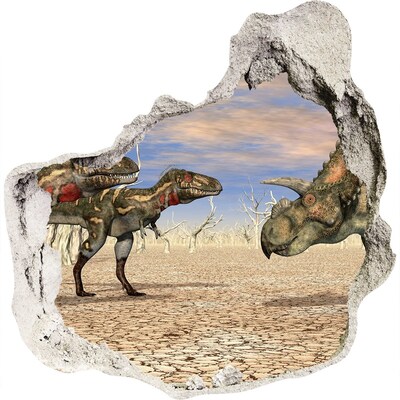 Fali matrica lyuk a falban Dinoszauruszok