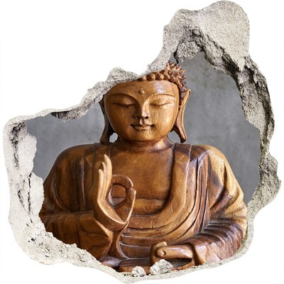 Fali matrica lyuk a falban Buddha a romos falban