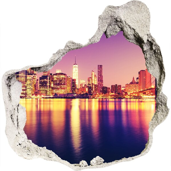 Fali matrica lyuk a falban Manhattan new york